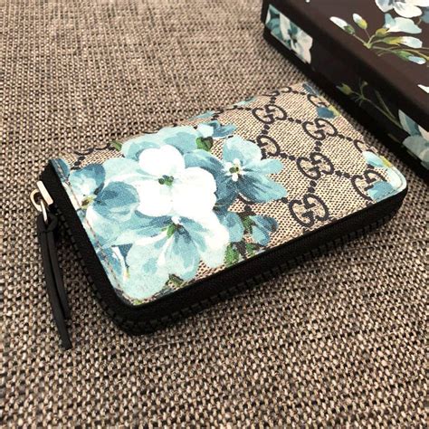 gucci bloom blue wallet|gucci wallet nordstrom.